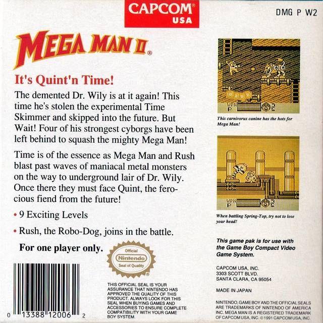 GB - Mega Man II (Cartridge Only)