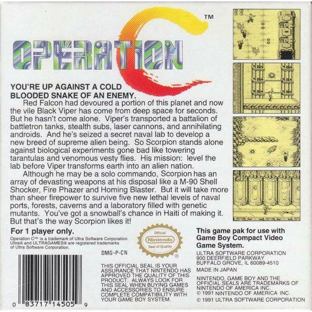 GB - Operation C (Cartridge Only)