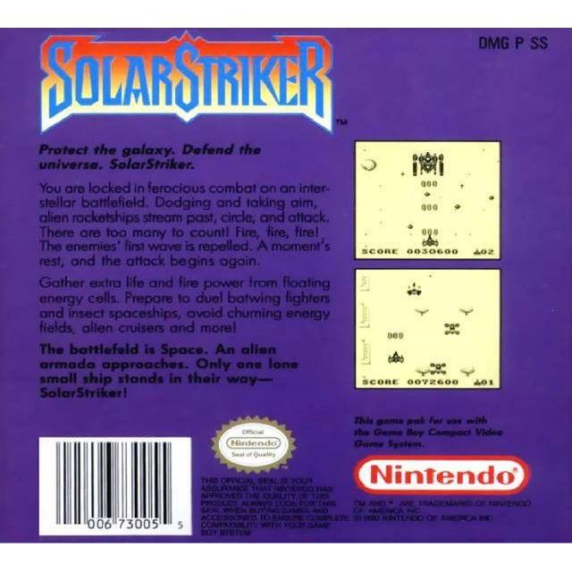 GB - Solar Striker (Cartridge Only)