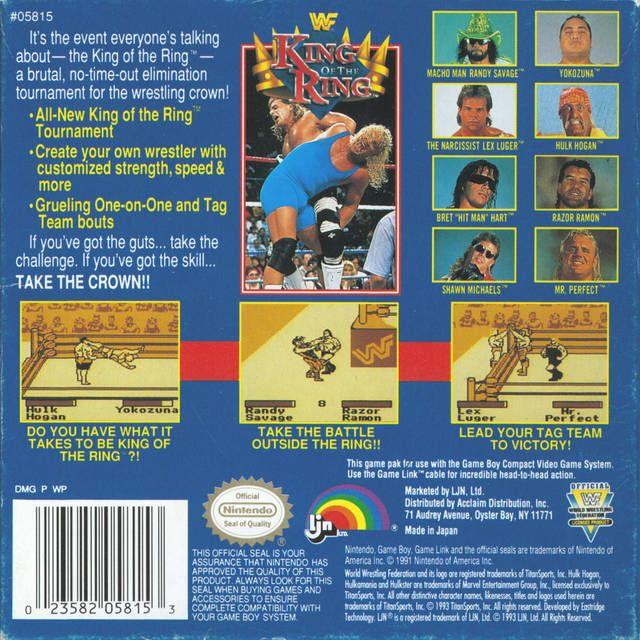 GB - WWF King Of The Ring (Cartridge Only)