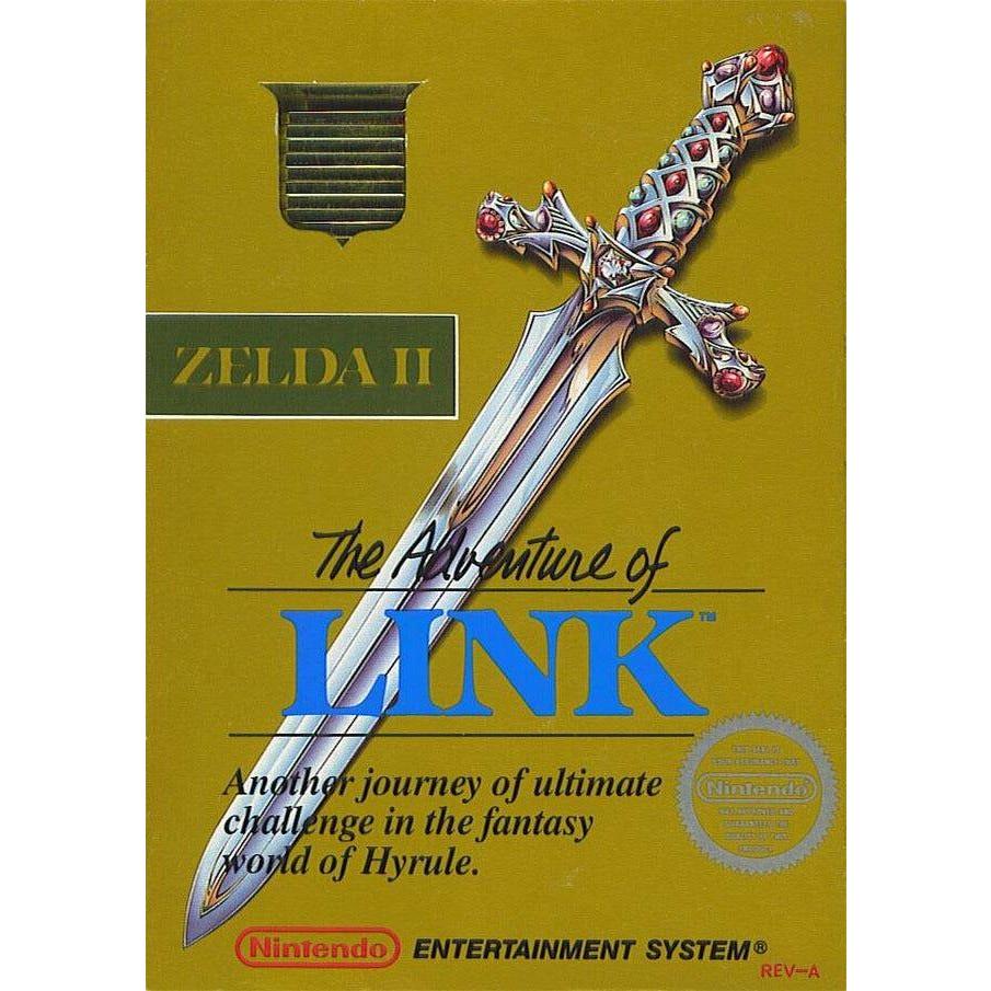 NES - The Legend of Zelda II The Adventure of Link (Complete in Box / Grade B- / With Manual)