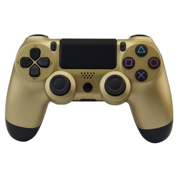 Manette PS4 tierce Doubleshock IV (sans fil) (or)
