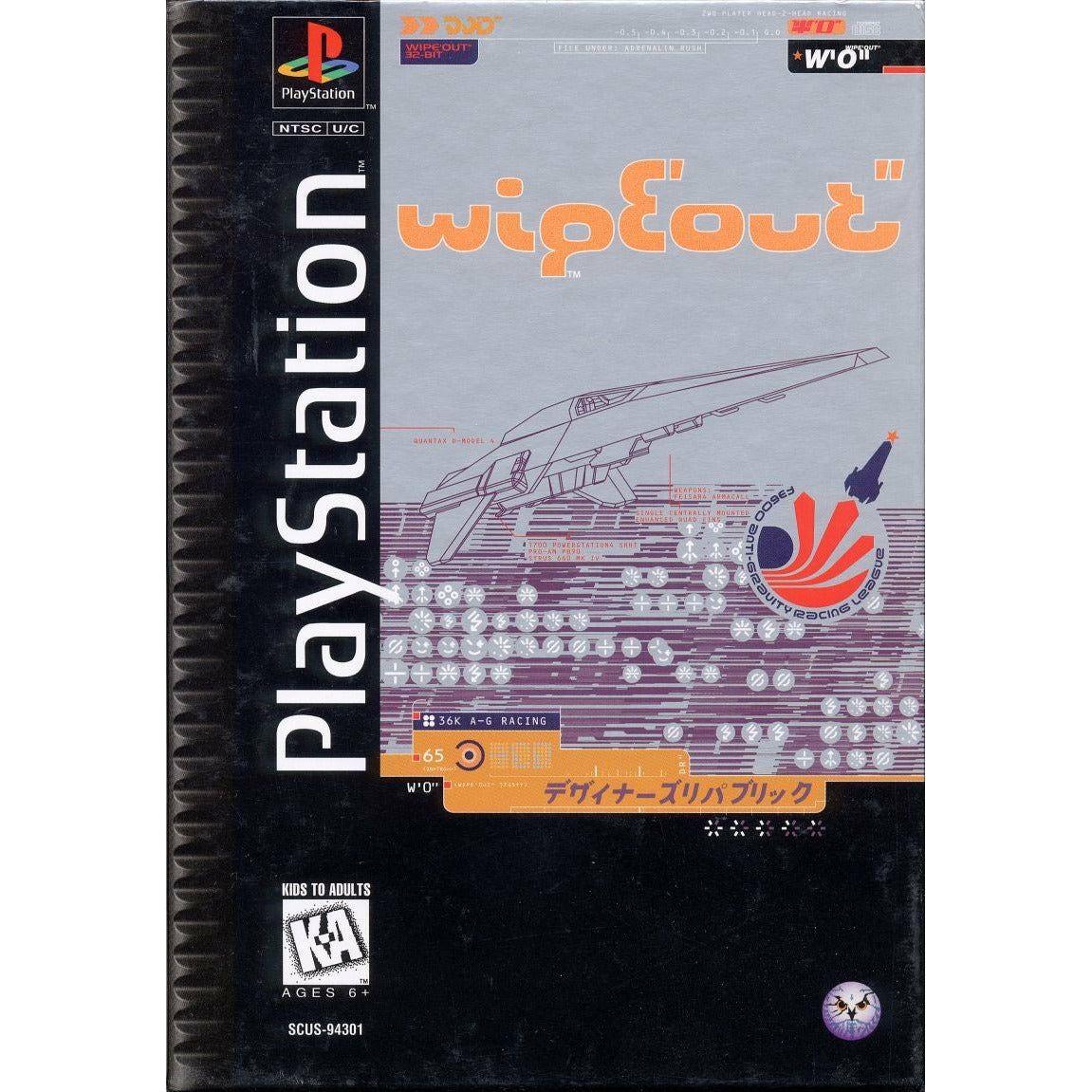 PS1 - Wipeout (Long Box)