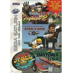 SATURN - Pas pour la revente Disque 3 en 1 (Virtua Fighter 2, Virtua Cop, Daytona USA)