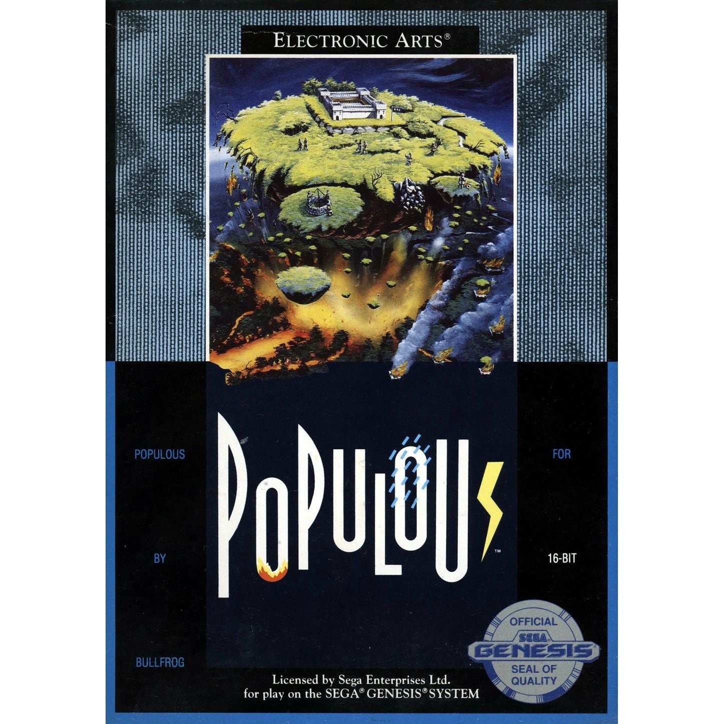 Genesis - Populous (Cartridge Only)