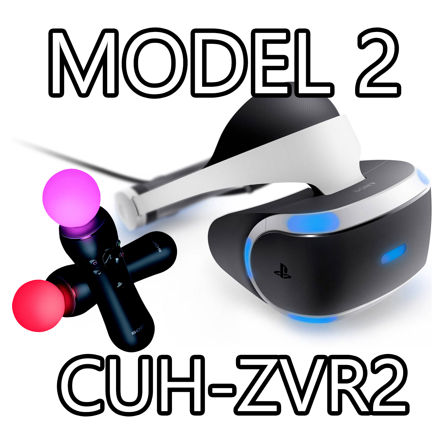 PlayStation VR Model (CUH-ZVR2) Bundle Includes Move Controllers