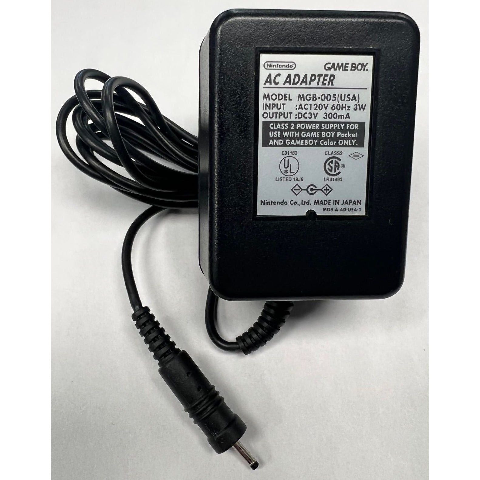 Nintendo Gameboy Pocket AC Adapter