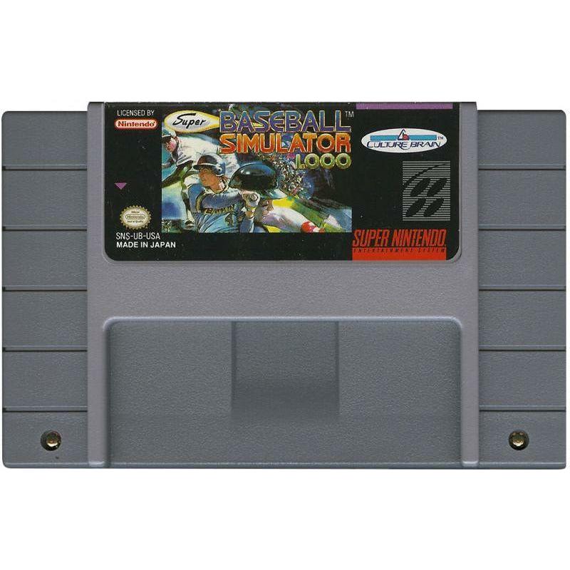 SNES - Super Baseball Simulator 1.000 (cartouche uniquement)