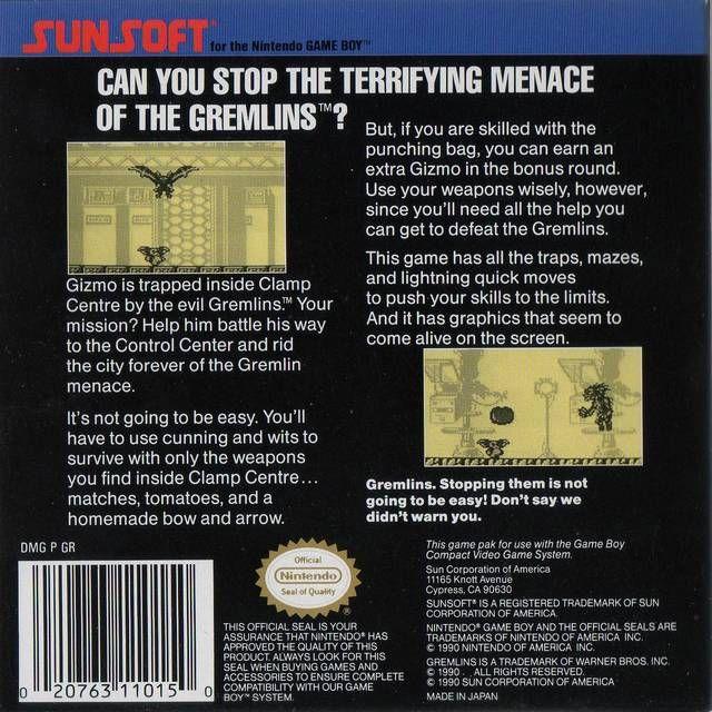 GB - Gremlins 2 Le nouveau lot