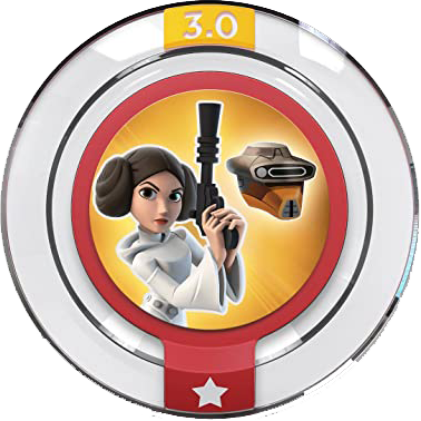 Disney Infinity 3.0 - Princess Leia Boushh Disguise Round Power Disc