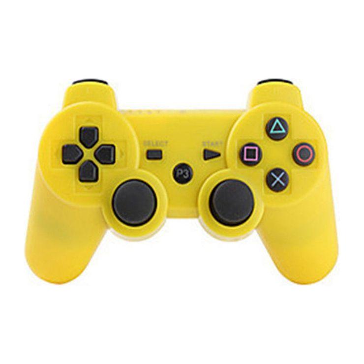 Manette PS3 tierce Doubleshock III (sans fil) (jaune)