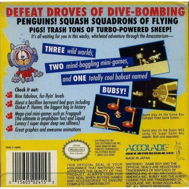 GB - Bubsy II (Cartridge Only)