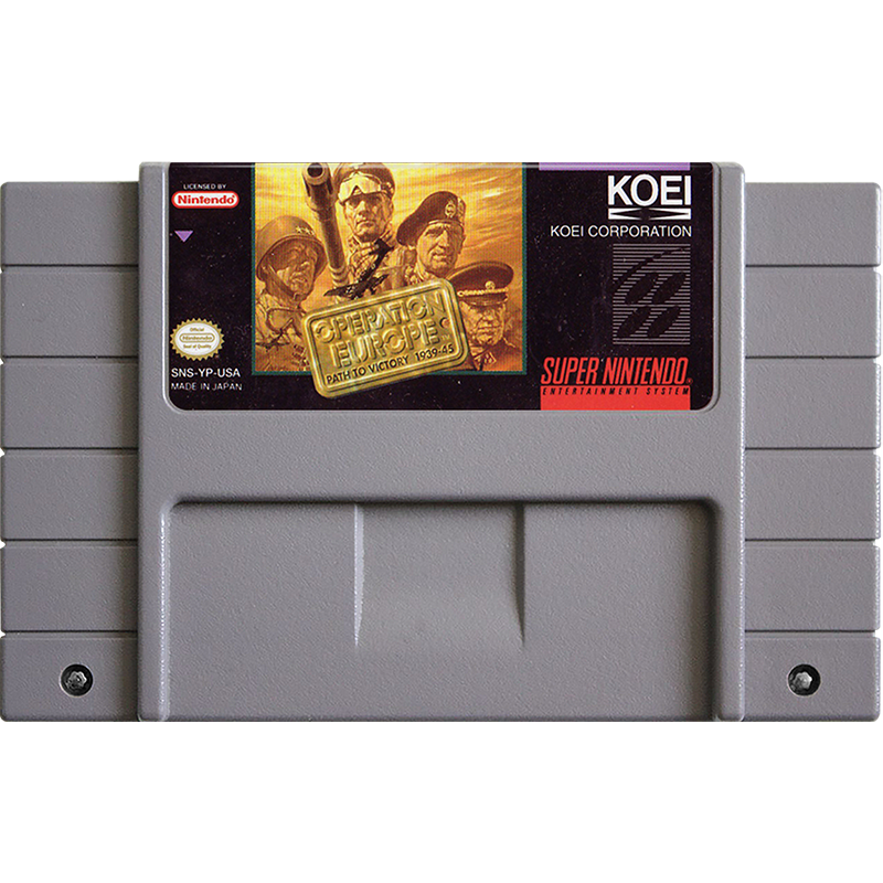 SNES - Operation Europe - Path to Victory (Cartridge Only)