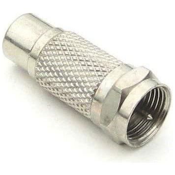 Female Composite RCA to Male Screw-on Coax