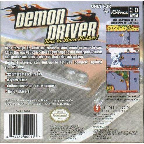 GBA - Demon Driver (Cartridge Only)