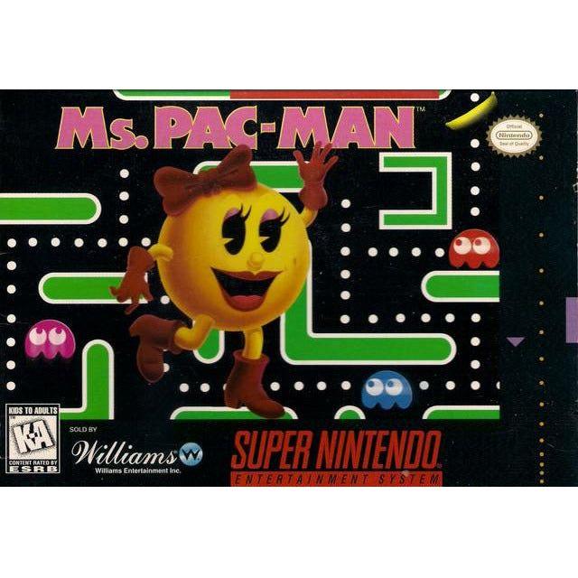 SNES - Mme Pac-Man (complet en boîte)