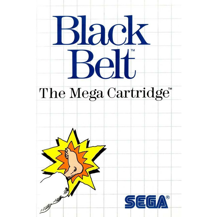 Master System - Black Belt (In Case)