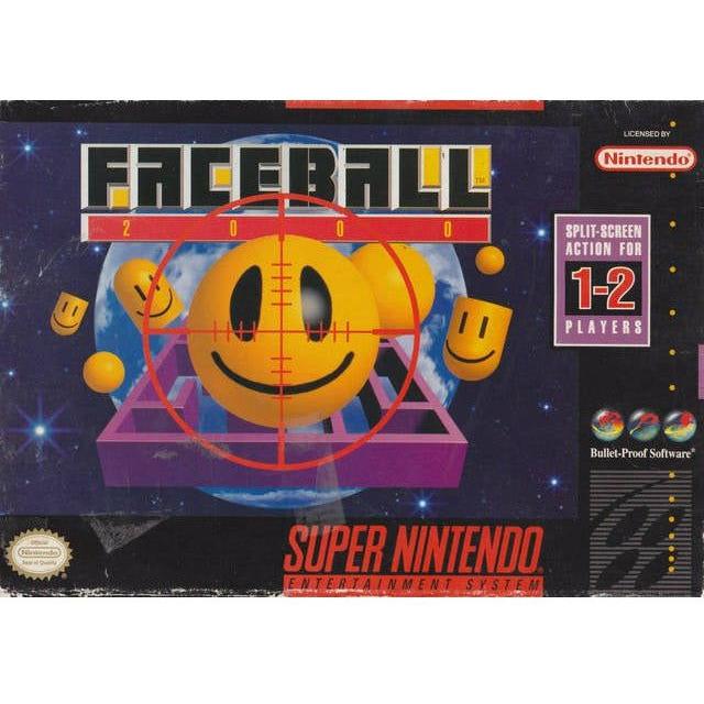 SNES - Faceball 2000 (Complet en Boite)