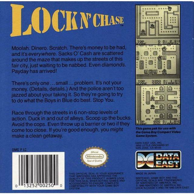 GB - Lock N Chase (Cartridge Only)