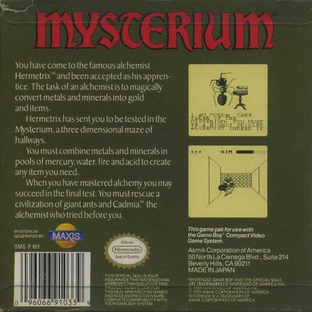 GB - Mysterium (Cartridge Only)