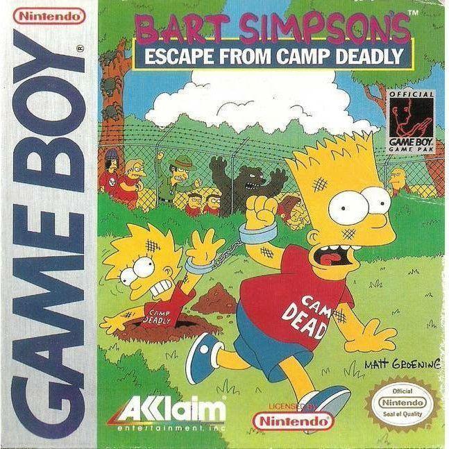 GB - Bart Simpsons Escape from Camp Deadly (Cartridge Only)