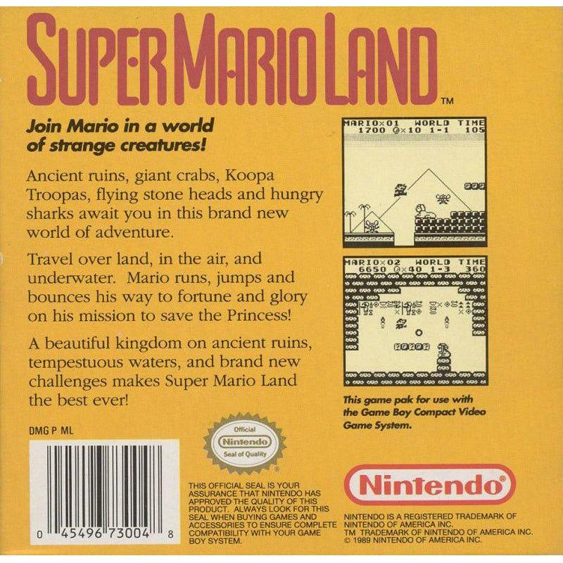 GB - Super Mario Land (cartouche uniquement)