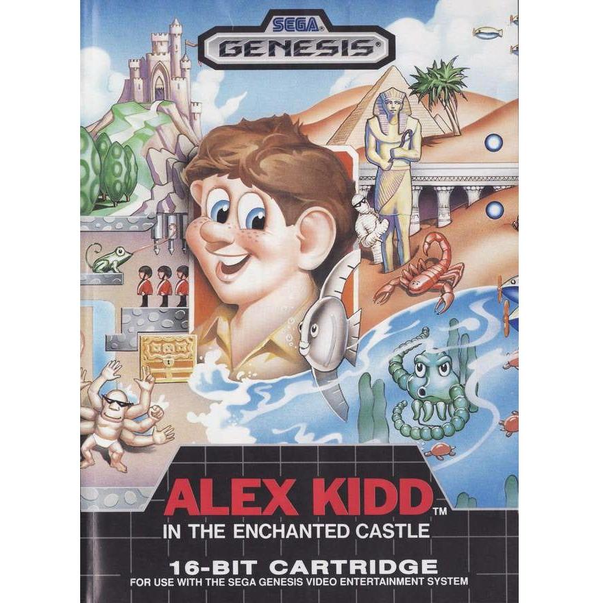 Genesis - Alex Kidd and the Enchanted Castle (Cartridge Only)
