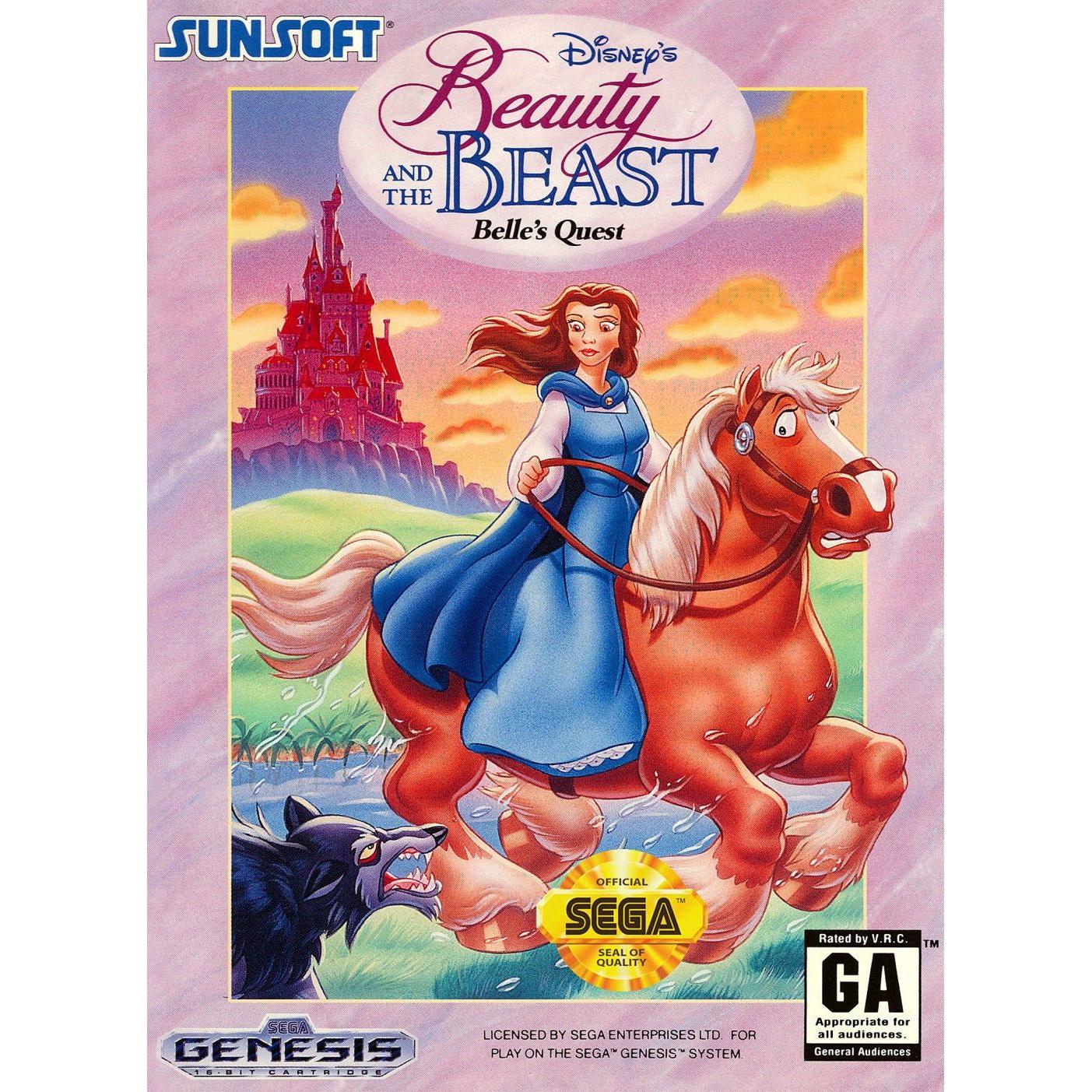 Genesis - Disney's Beauty and the Beast Belle's Quest (cartouche uniquement)