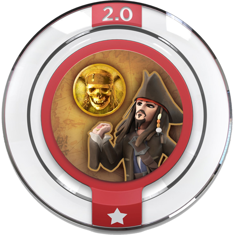 Disney Infinity 2.0 - Disque de puissance en or pirate maudit