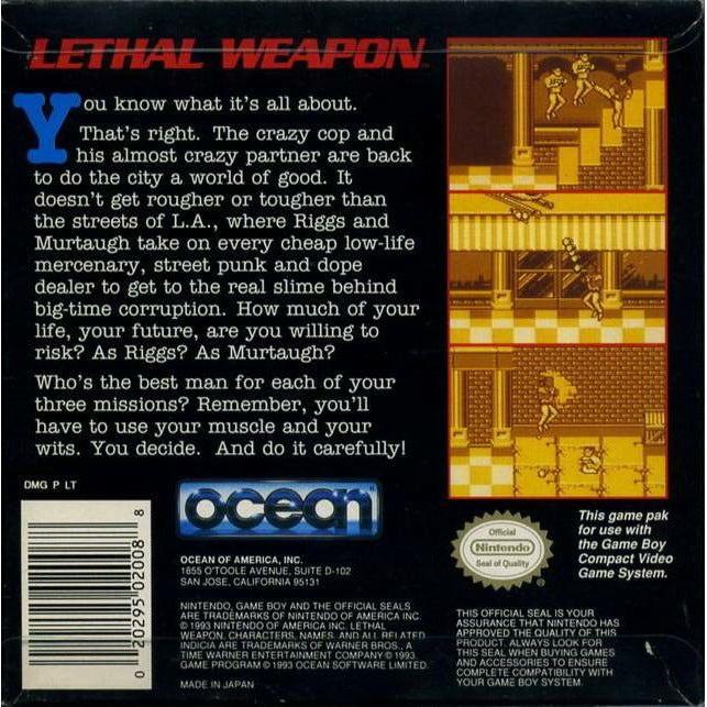 GB - Lethal Weapon (Cartridge Only)