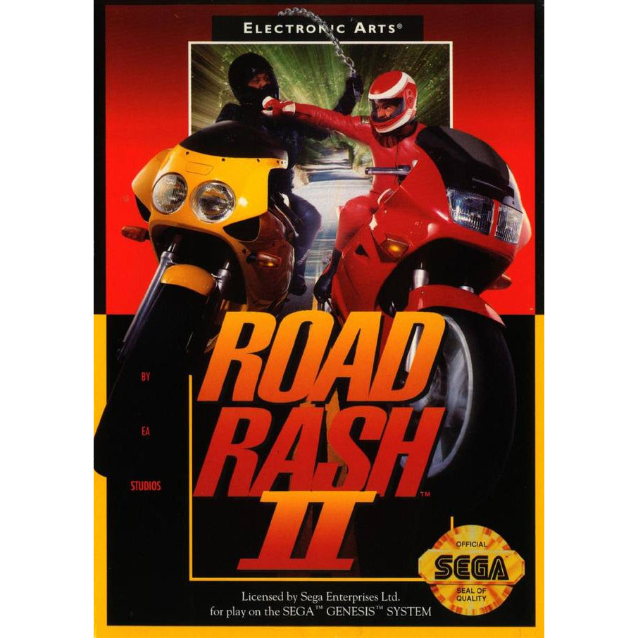 Genesis - Road Rash II (In Case / With Manual)