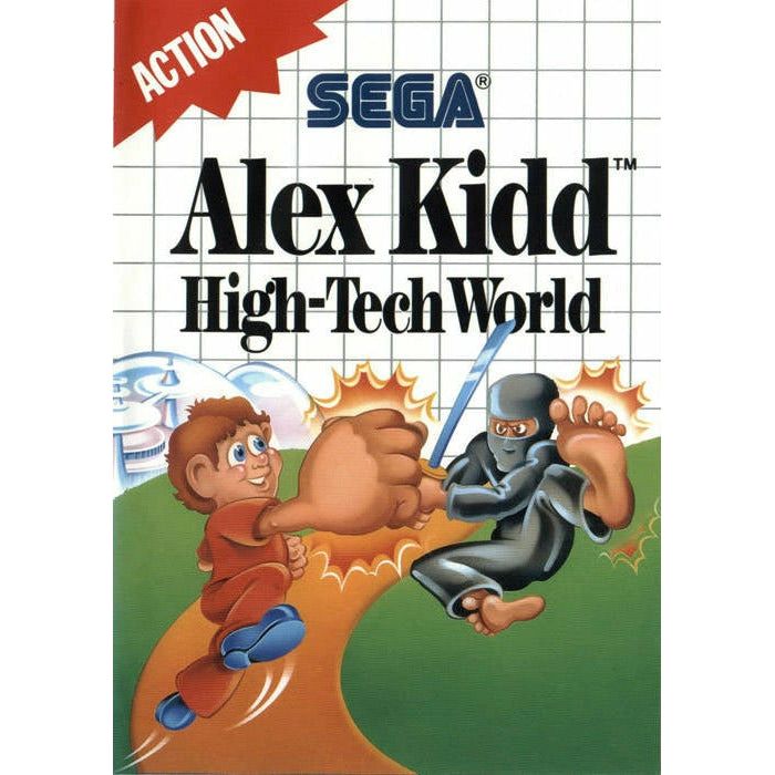 Master System - Alex Kidd High-Tech World (In Case)