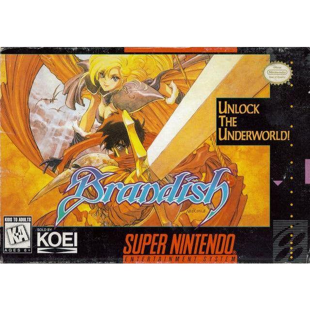 SNES - Brandish (Complete in Box)