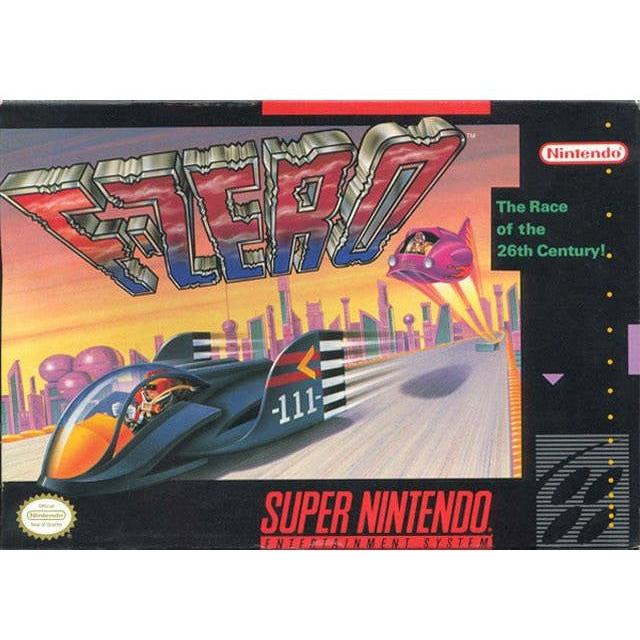 SNES - F-Zero (Complete In Box) A+/ With Manual