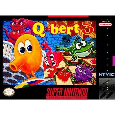 SNES - Q*bert 3 (cartouche uniquement)