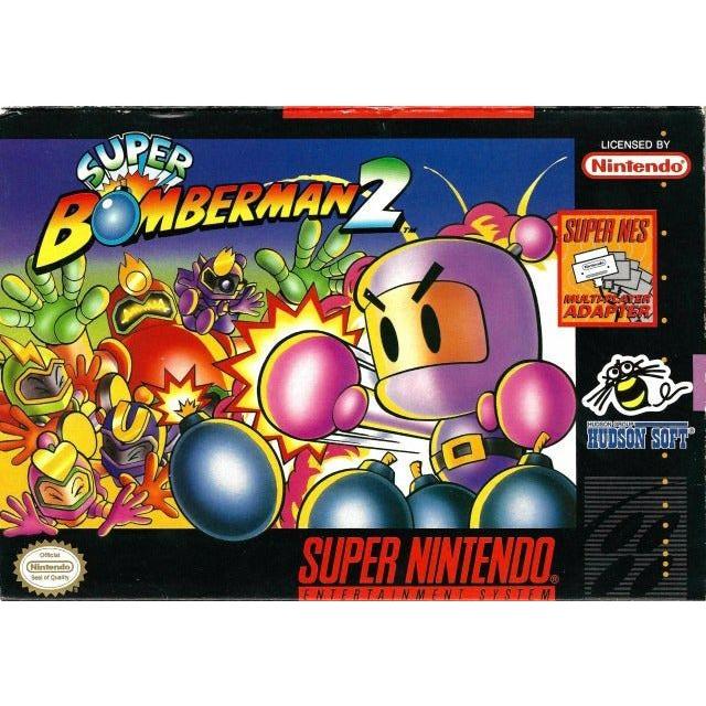 SNES - Super Bomberman 2 (Complete in Box)