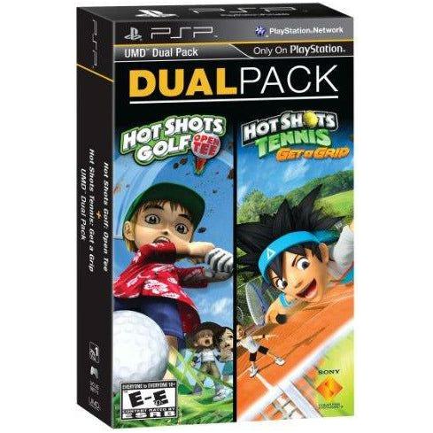 PSP - Hot Shots Golf Open Tee + Hot Shots Tennis Get A Grip Dual Pack