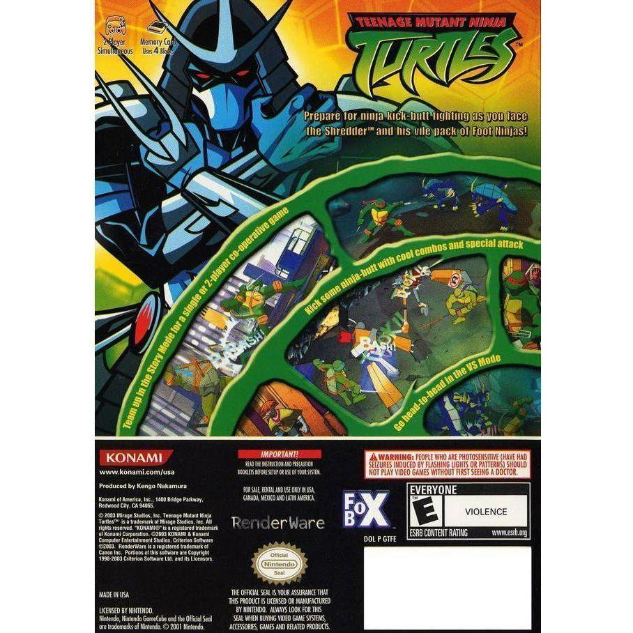 GameCube - Teenage Mutant Ninja Turtles