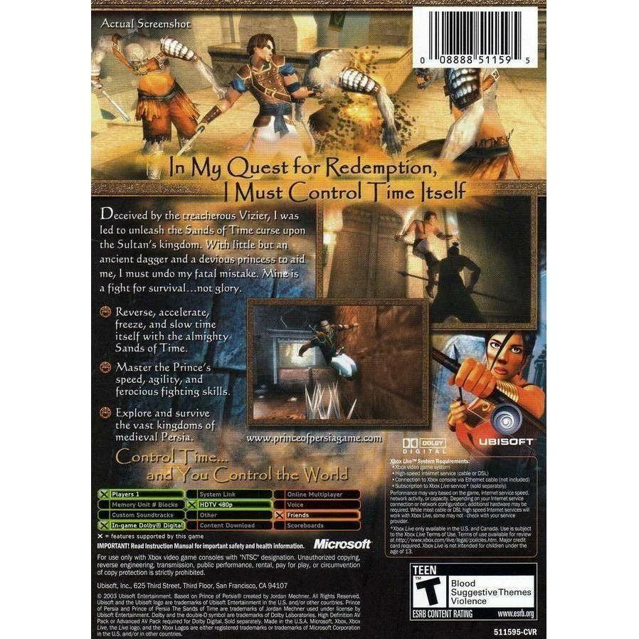 XBOX - Prince of Persia Les Sables du Temps