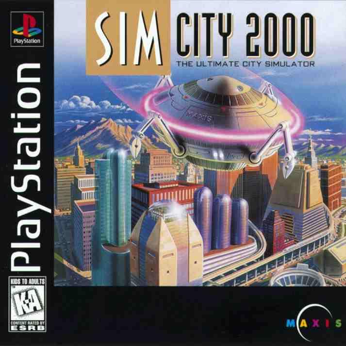 PlayStation本体・SIMCITY2000・SMASH COURTセット PS1 - Sim City 2000