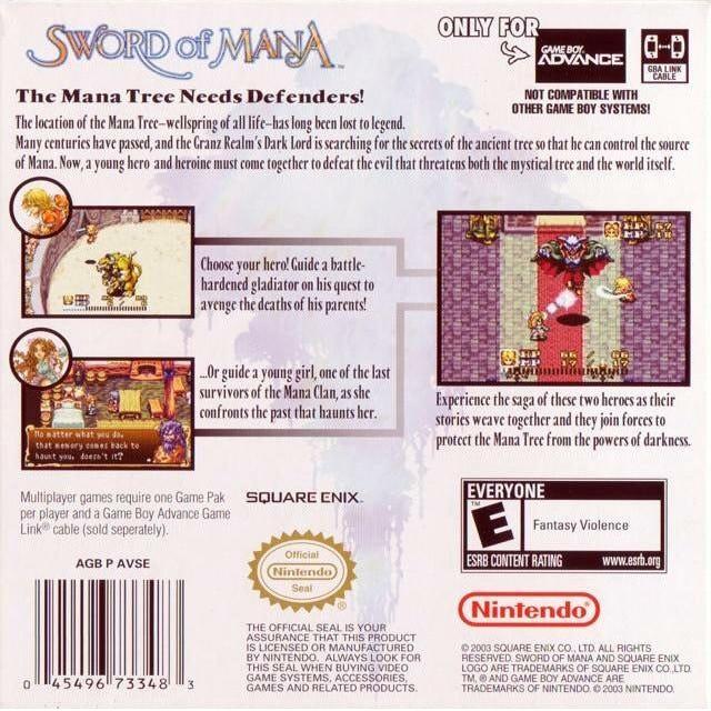 GBA - Sword of Mana (Complete in Box)