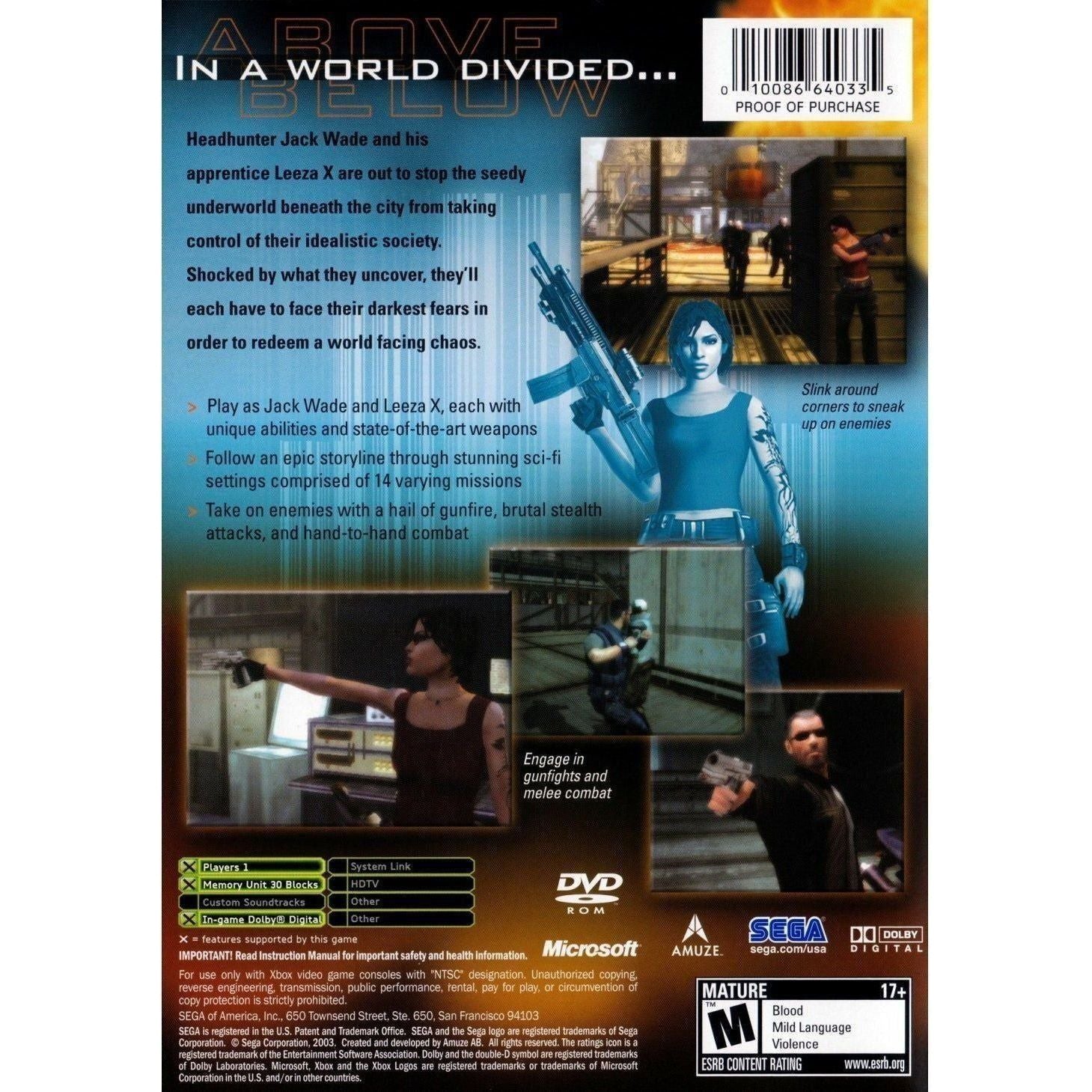 XBOX - Headhunter Redemption