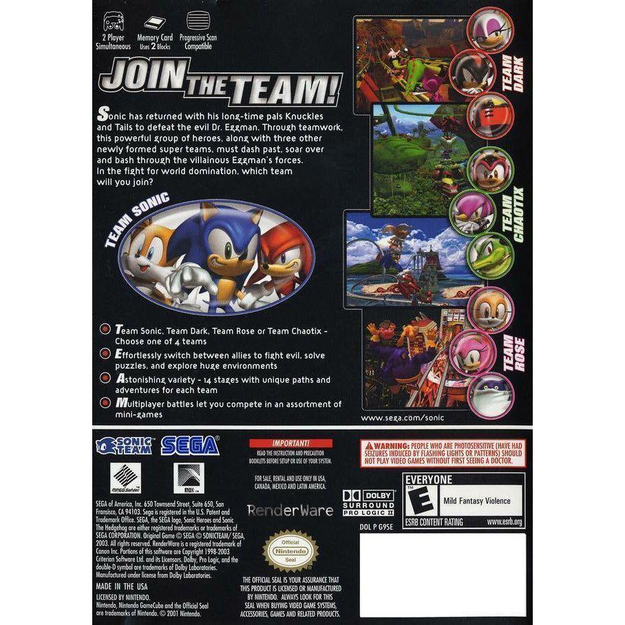 GameCube - Héros soniques