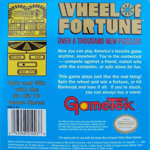 GB - Wheel of Fortune (Cartridge Only)