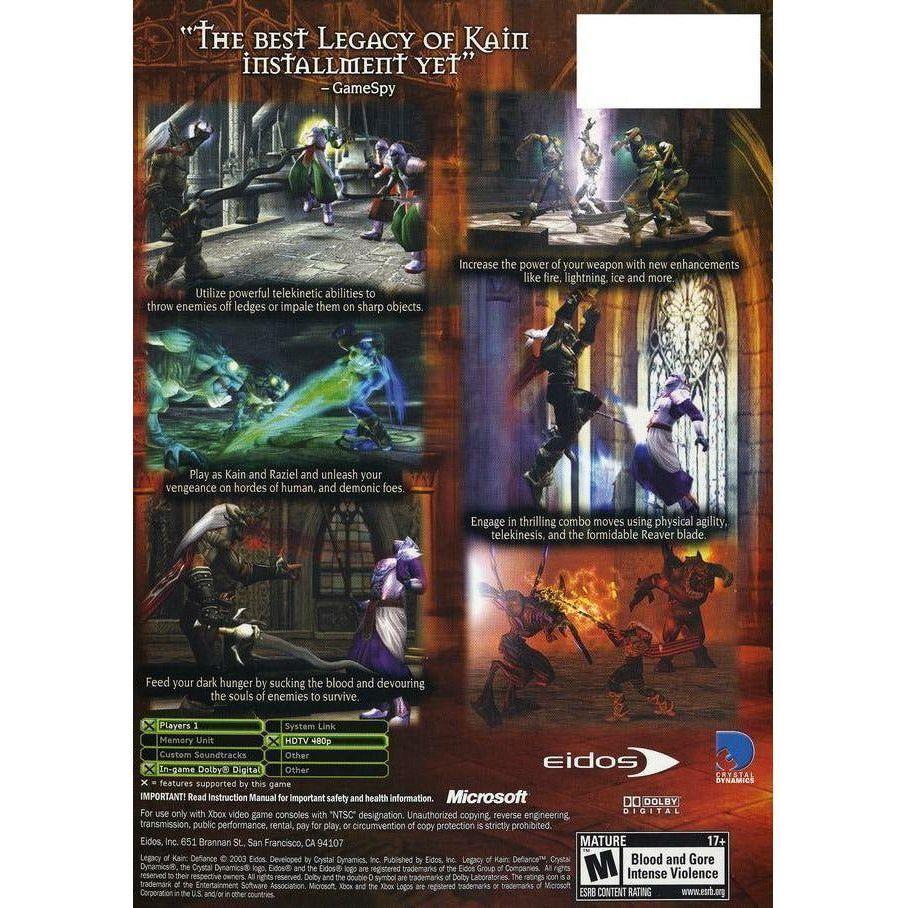 XBOX - L'héritage de Kain Defiance