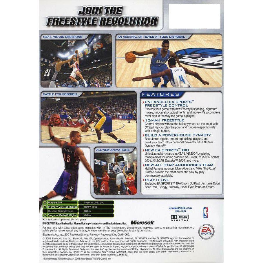 XBOX - NBA Live 2004
