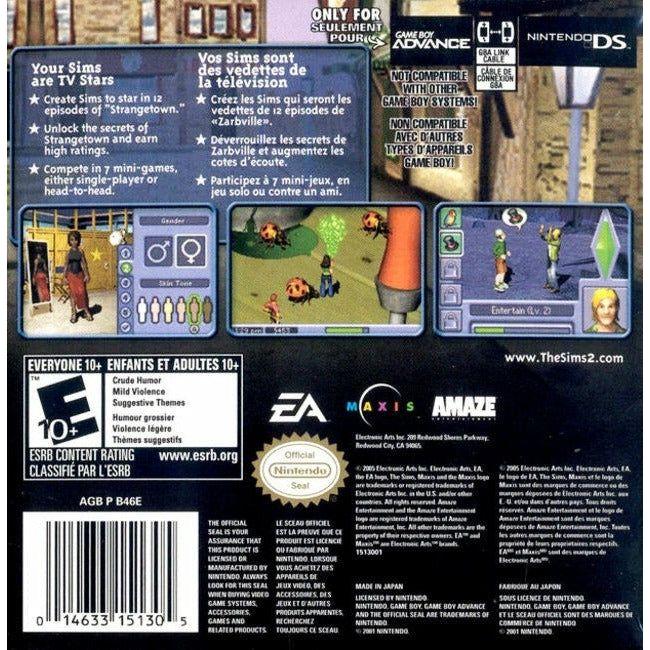 GBA - The Sims 2 (Cartridge Only)