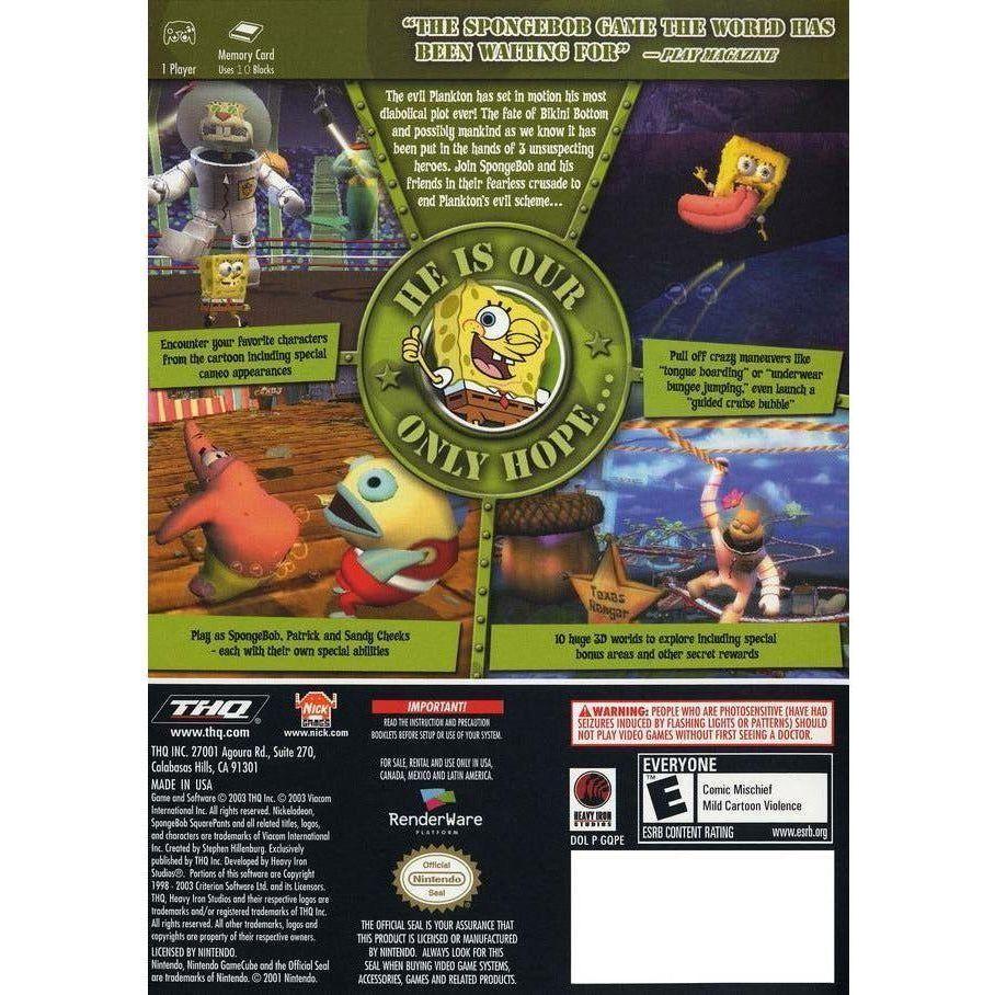 GameCube - Bob l'éponge se bat pour le bas de bikini