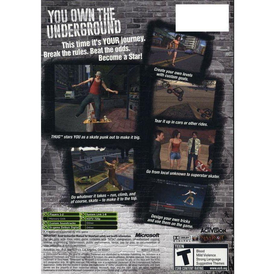 XBOX - Tony Hawk's Underground
