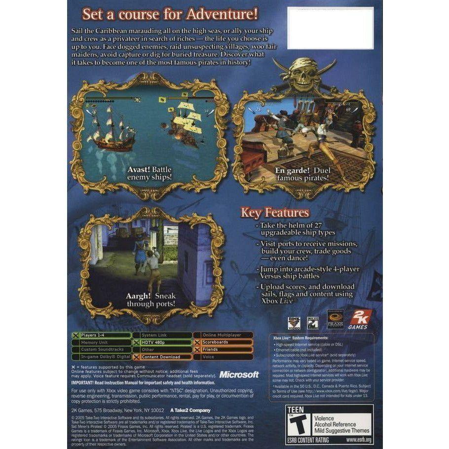 XBOX - Sid Meier's Pirates Live The Life